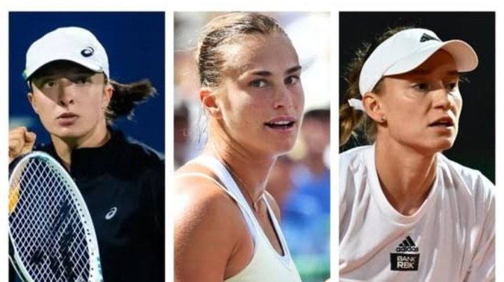 JUST IN:ELENA RYBAKINA,ARYNA SABALENKA AND IGA SWAITEK ARE USED AS REQUIREMENTS BY THE TENNIS WORLD  FOR MORE…